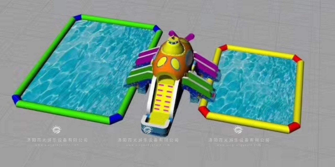 北关深海潜艇儿童乐园充气游泳池