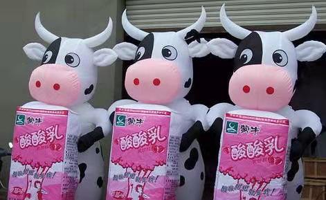 北关牛奶包装广告气模